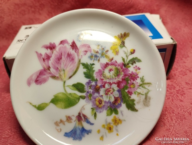 Zsolnay porcelain small bowl, ring plate, coaster