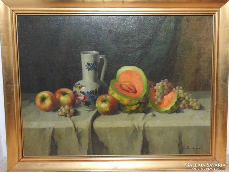 Sándor Nándory - table still life painting