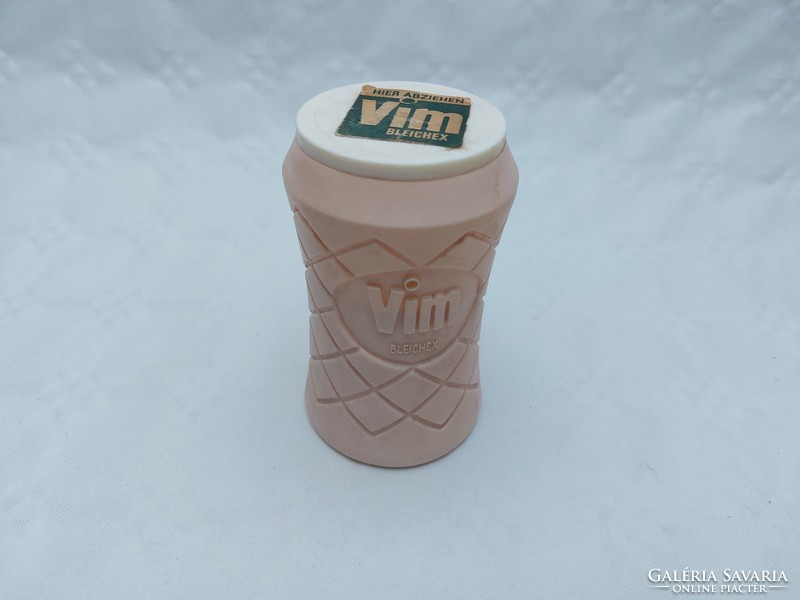 Retro vim plastic old bottle