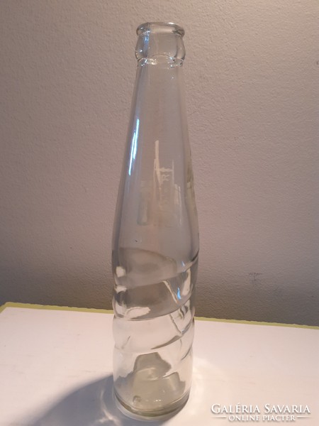 Retro soft drink bottle with soft drink bottle