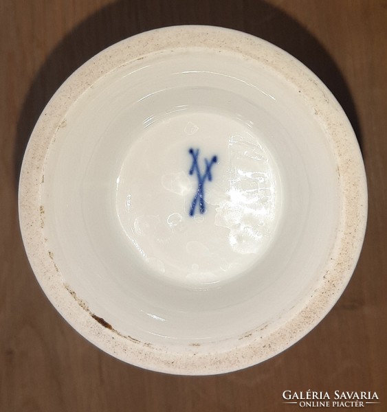 Kézzel festett porcelán váza Meissen
