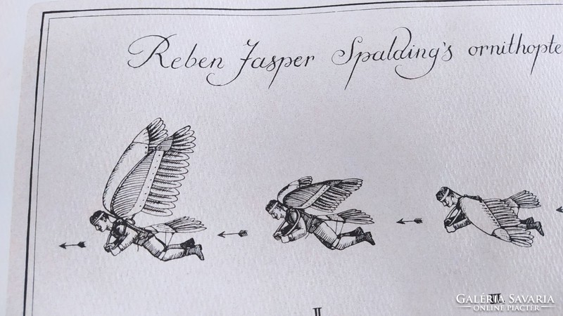 (K) Malév naptár Reuben Jasper Spaulding's 1889 (repülés)