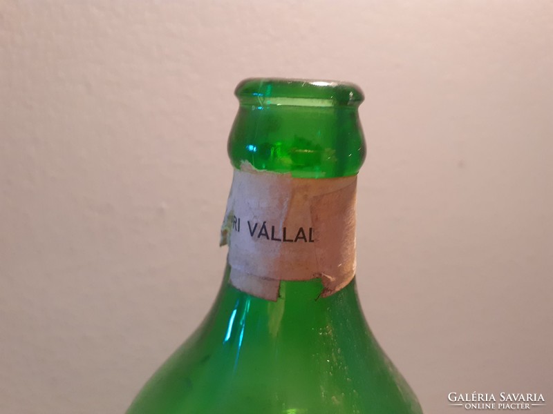 Retro vinegar labeled bottle bus old vinegar bottle