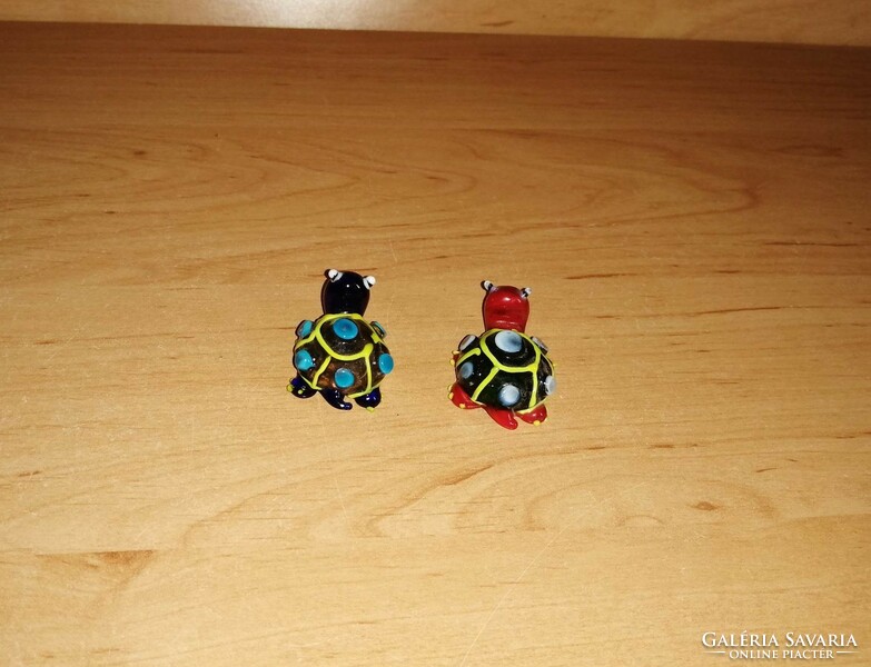 Pair of Murano glass turtles (1/p)
