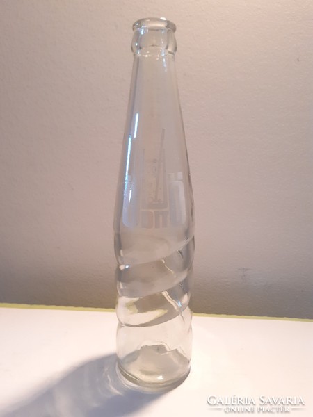 Retro soft drink bottle with soft drink bottle