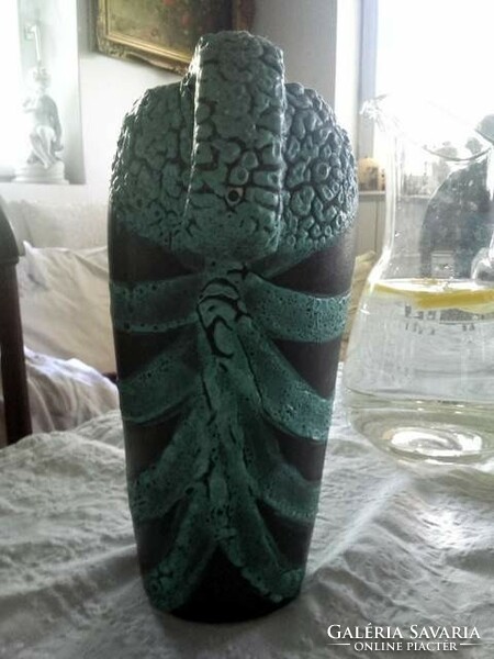 Mid-century ceramic jug vase -25 cm