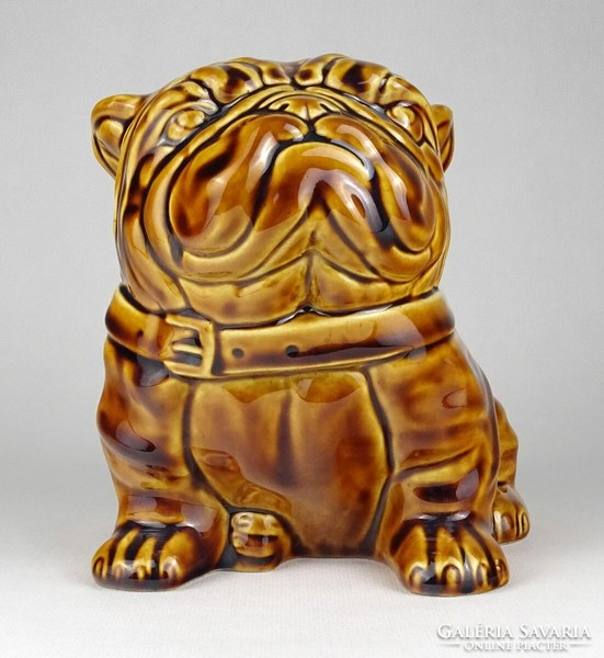 1L922 large applied art world hy ceramic bulldog dog