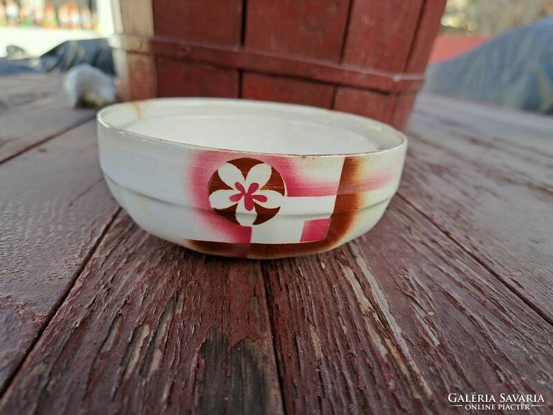 Granite small-sized bowl floral peasant bowl bowl nostalgia piece, peasant decoration