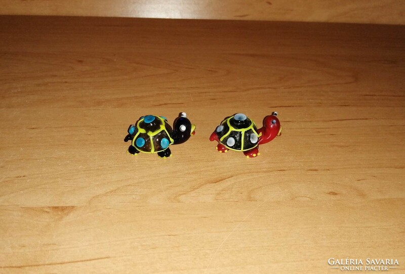 Pair of Murano glass turtles (1/p)