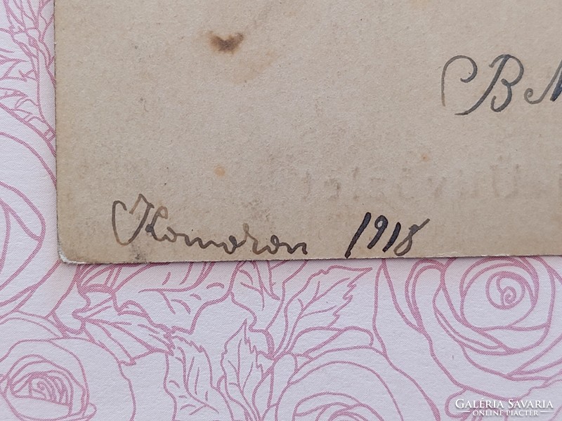 Régi húsvéti képeslap 1918 levelezőlap szerelmespár