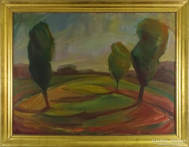 1L908 Károly Móczár: three trees ~1964