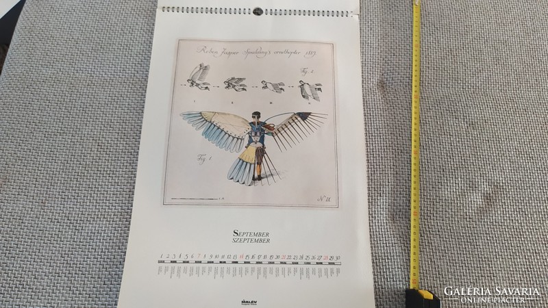 (K) malev calendar reuben jasper spaulding's 1889 (flight)