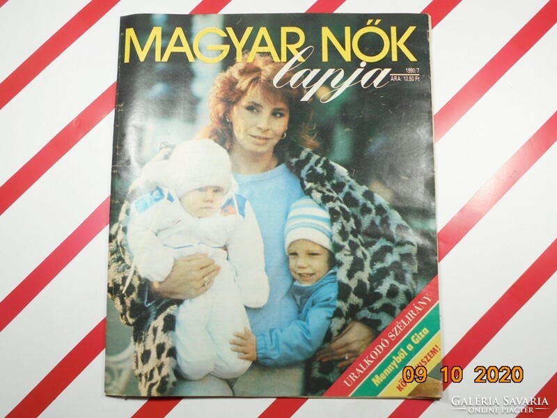 Régi retro újság - Magyar Nők lapja - 1990 július Születésnapra ajándék