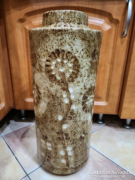 Zsolnay clustered dandelion floor vase