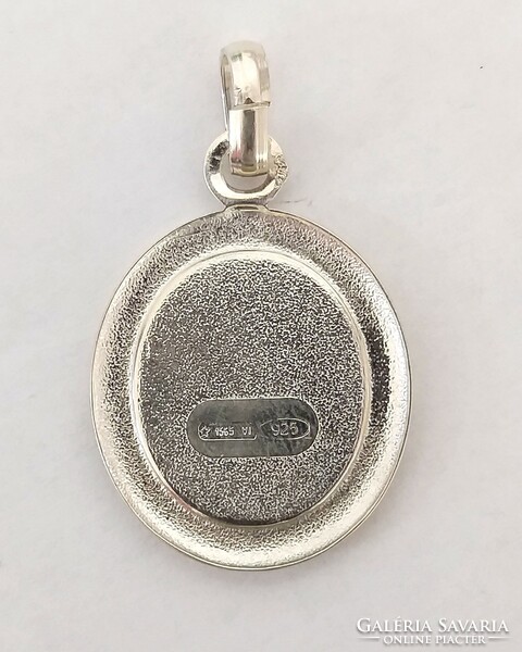 xvi. Benedek silver pendant, with color picture (m. 06.)