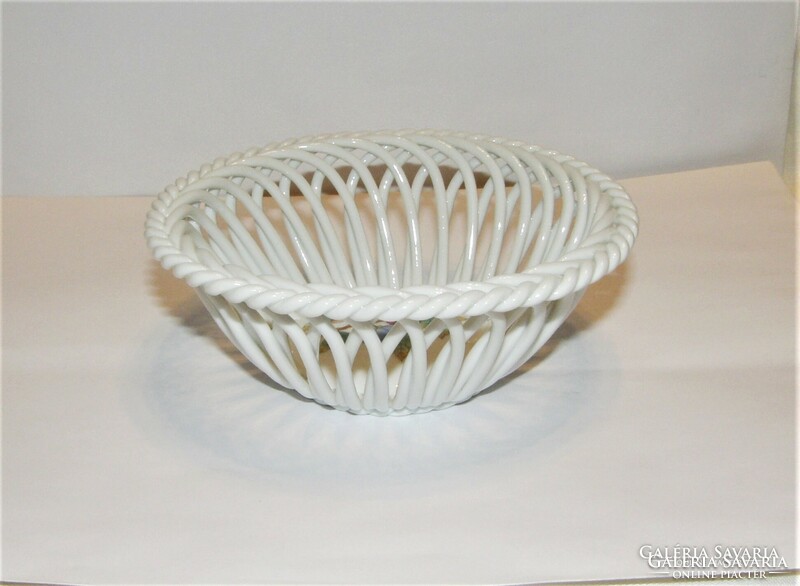 Herend Victorian patterned wicker bowl 13 cm