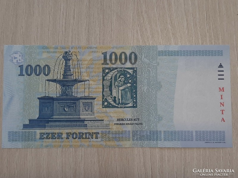 1000 HUF banknote unc sample 2008