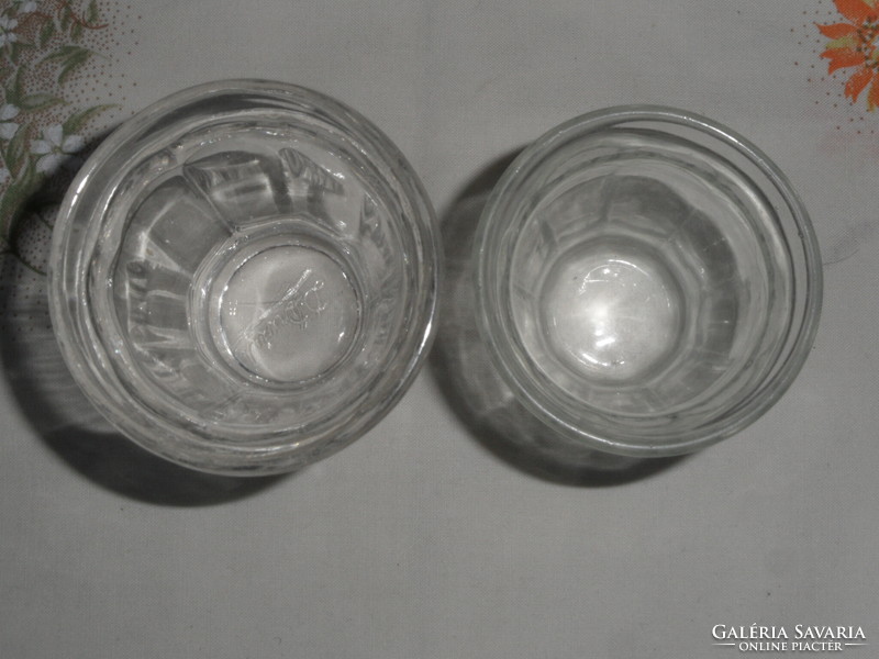 Old glass coffee cup (2 pcs.)