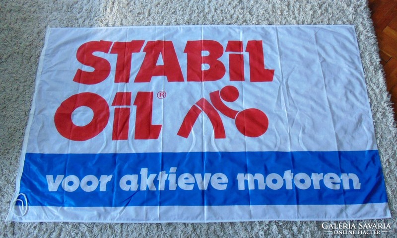 STA-BIL  motorolaj zászló, nagy méretű   186 x 112 cm