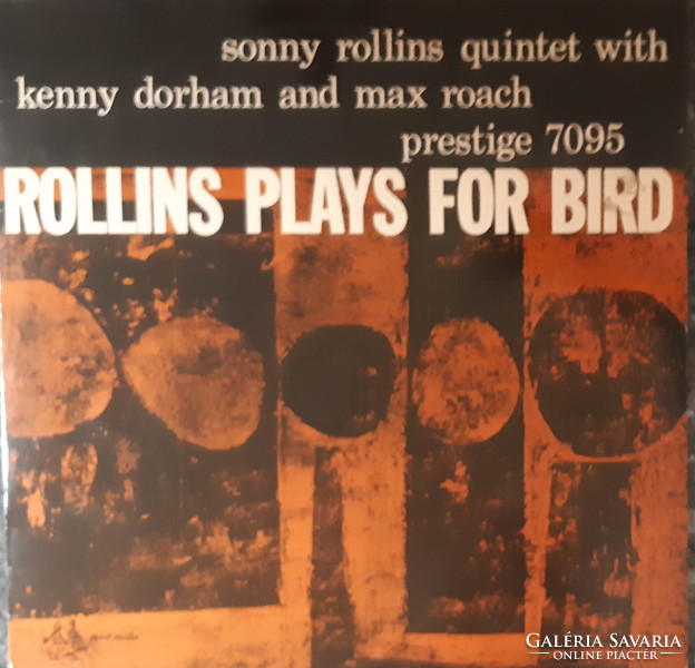 Sonny Rollins Quartet: Rollins Plays for Bird - Jazz LP Vinyl Record Vinyl