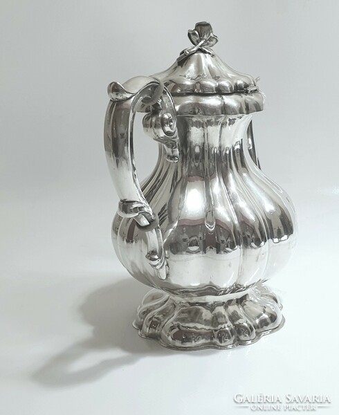 Silver (800) baroque teapot (927 g)