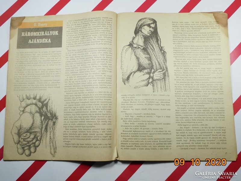 Régi retro újság Rakéta Regényújság 1979. december 25. Születésnapra ajándék