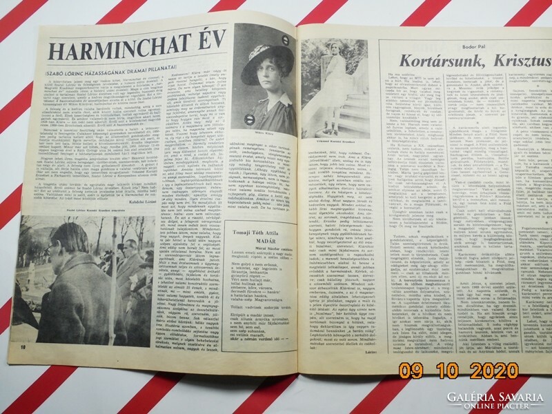 Old retro newspaper - Hungarian women's magazine - April / May 1989 - birthday present