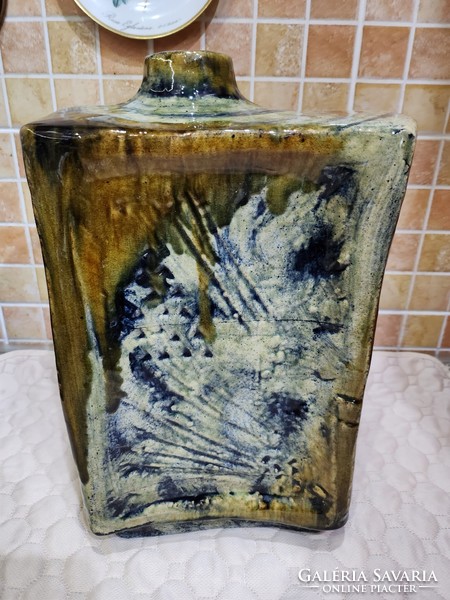 Zsolnay pyrogranite special cluster vase