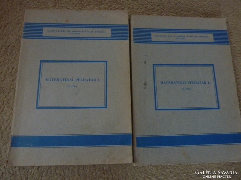 Dömötör Gábor - Matematikai példatár I. 1-2 rész