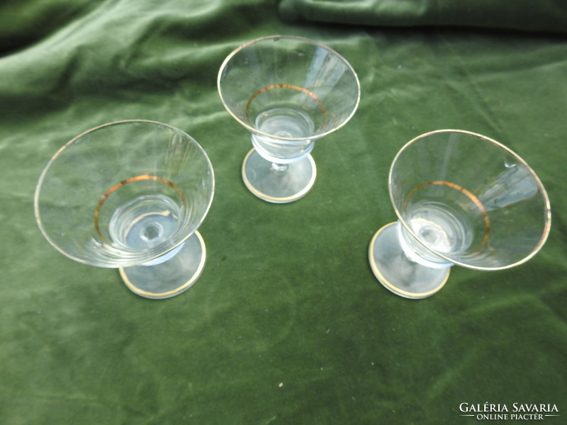 Art deco liqueur glass set