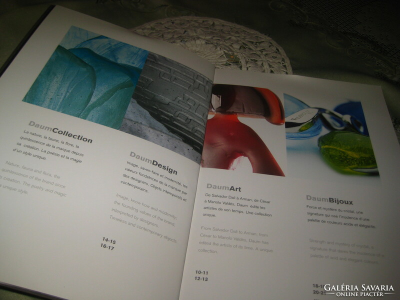 Daum glass art comprehensive catalog