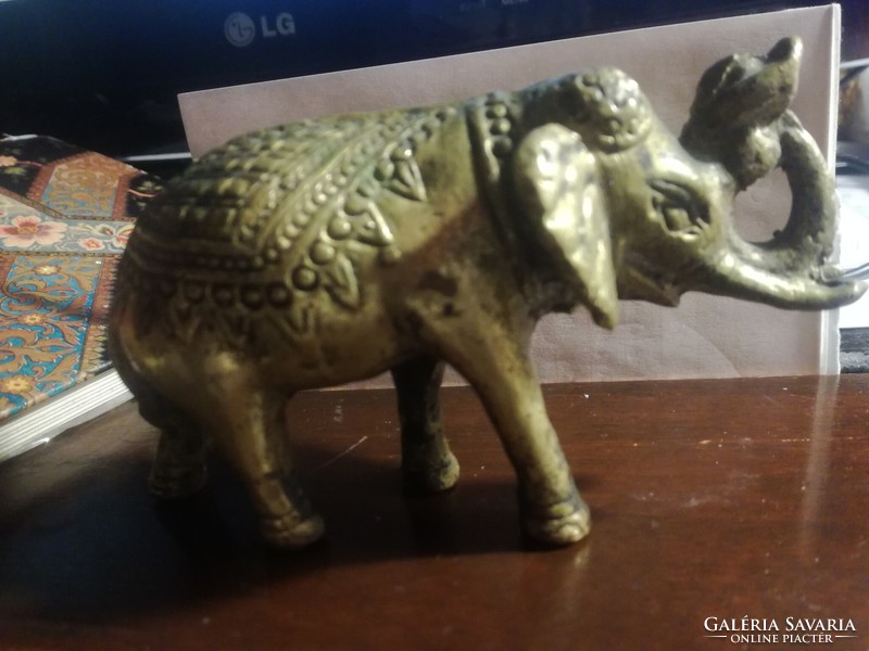 Antique Buddhist elephant statue from India