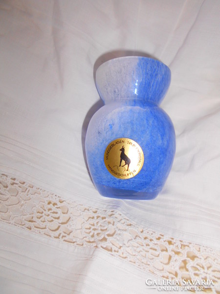 Joska design silberberg-crystal mundgeblasen signed glass small vase