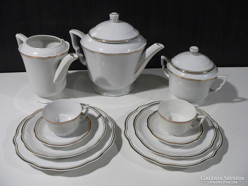 3 pcs - separate, incomplete Zsolnay porcelain set for sale cheaply