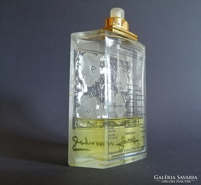 Vintage Andy Warhol 100ml 'Flowers' parfüm, 1990-es évek, rendkívül ritka-
