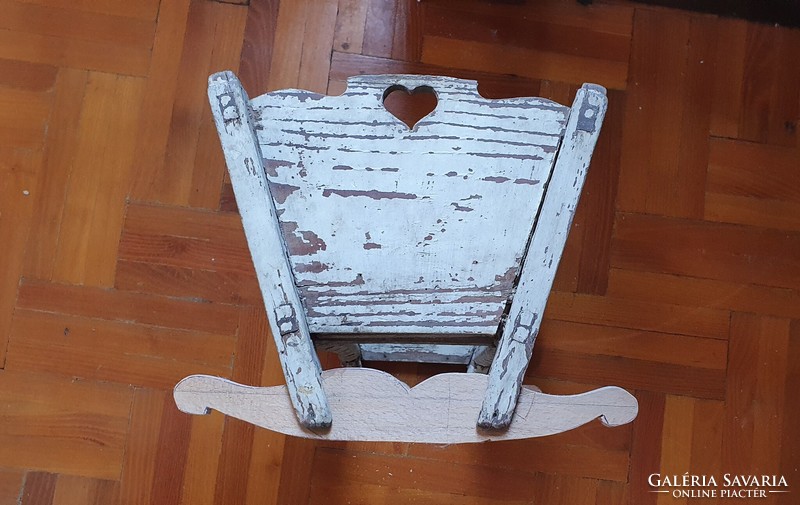 Old toy baby bed, cradle