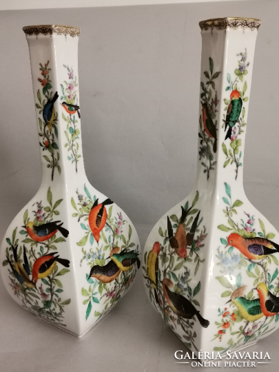 19. századi Dresden porcelán váza pár RITKA