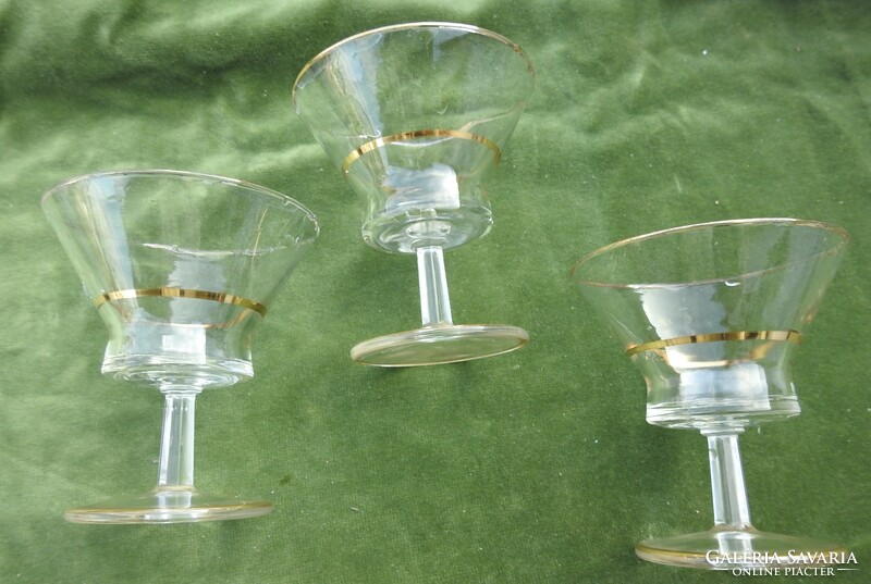 Art deco liqueur glass set