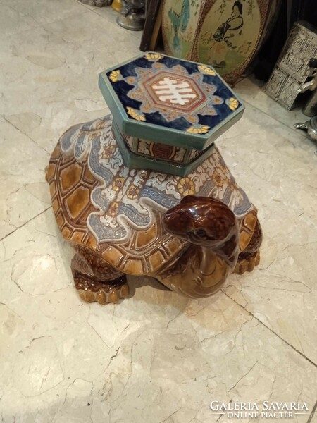 Ceramic turtle planter, size 50 x 35 cm beauty.