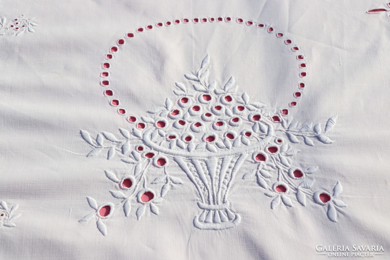 Antique, old tablecloth