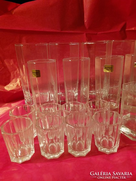 Elegant luminarc French glass glasses