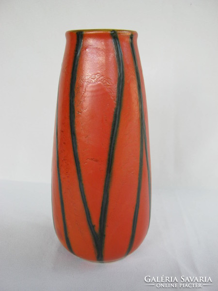 Tófej ceramic retro vase 20 cm