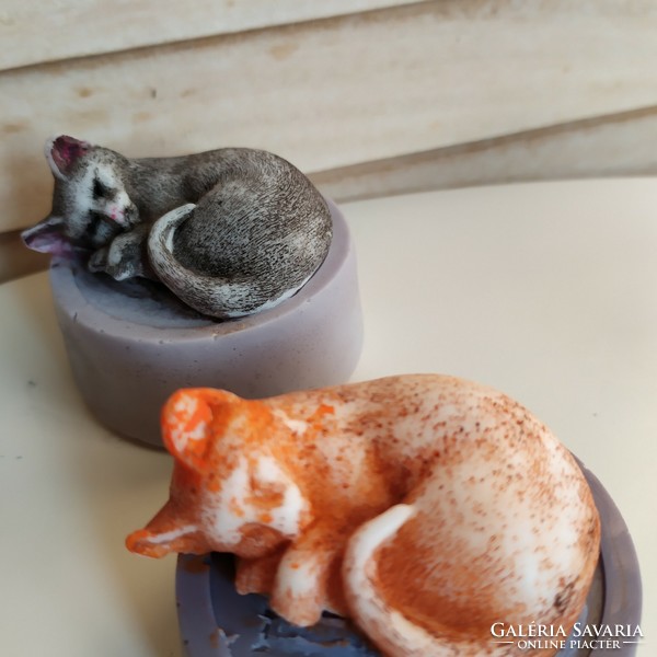 Charming witch cat soap 1pc.