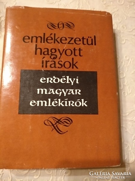 Memorable writings: Transylvanian Hungarian memoirists, recommend!