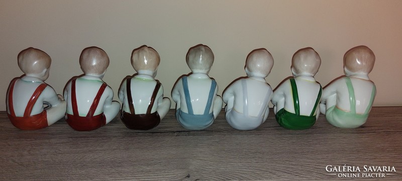 Aquincumi shoe puller boy collection, 7 pieces in one, rare