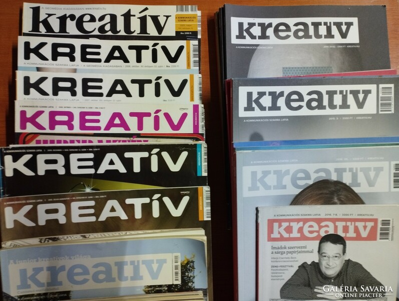 Kreatív magazin 1994 - 2017 számai 92 db