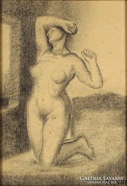 1L884 vatnai : kneeling female nude