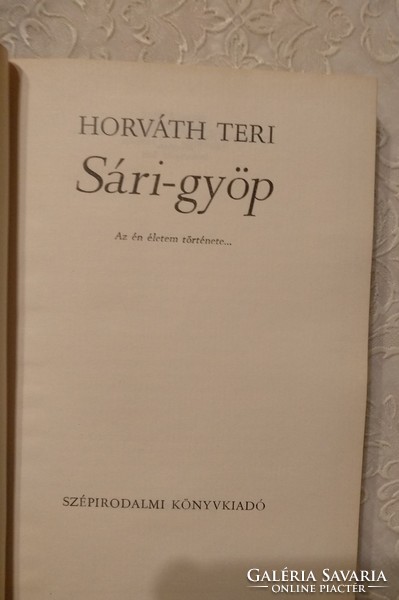 Teri Horváth: sari gyp, recommend!