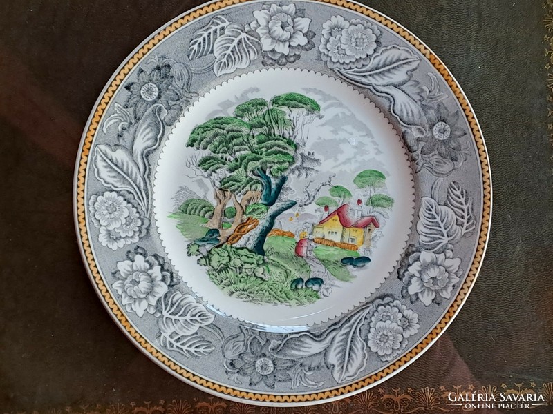 Woodland wood & sons England faience decorative plate