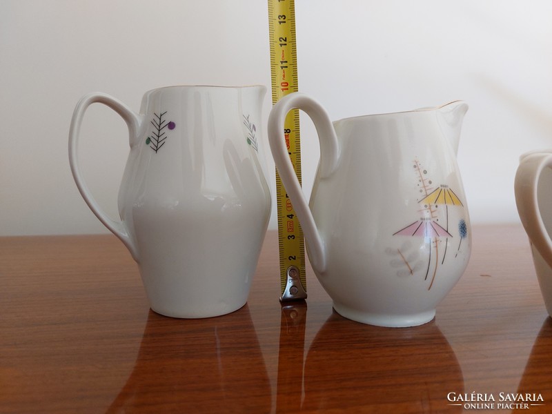 Retro porcelain milk pouring old small jug